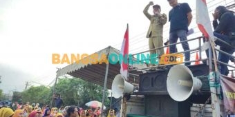 Tuntut Warganya Dipekerjakan, Kepala Desa Sukorejo Gresik Pimpin Demo ke PT Haswin Hijau Perkasa