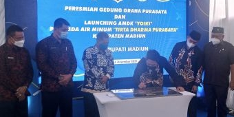 Tingkatkan PAD, Perumda Tirta Dharma Purabaya Launching Air Minum 