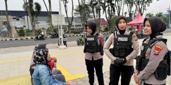 Polwan Jenggala Presisi Gelar Patroli Roda Dua