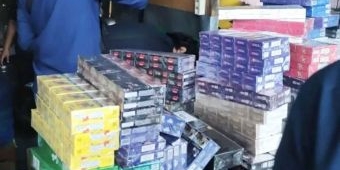 Bea Cukai Malang Sita Ratusan Ribu Batang Rokok Ilegal Senilai Rp147,13 juta