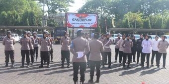Peringati HUT ke-77 Polwan, Polres Pasuruan Gelar Gaktibplin