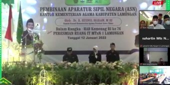 Hadiri Pembinaan ASN di Lamongan, Kakanwil Kemenag Jatim Minta Percepatan Layanan Publik