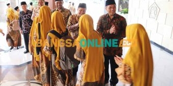 Sekda Gresik Lepas 83 Kafilah MTQ Jatim 2023