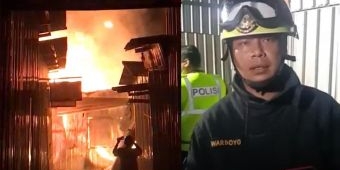 Enam Ruko di Pasar Relokasi Kota Batu Terbakar