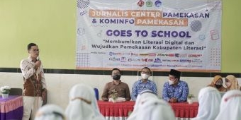 JCP Gaungkan Lagi Gerakan Literasi Digital Goes to School di SMP dan SMA Sabilul Ihsan Pamekasan