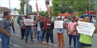 Bazar Ramadan Pemkot Blitar Didemo Komunitas Pedagang