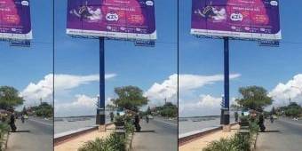 Soal Maraknya Reklame di atas Trotoar, Satpol PP Tuban Terkesan Lepas Tangan