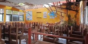 Hujan Deras Robohkan Gedung SDN Tlagah 2 Bangkalan, 248 Siswa Terdampak