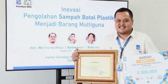 Atasi Pencemaran Lingkungan, ITS Olah Sampah Botol Plastik Jadi Barang Multiguna