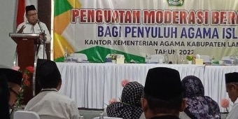 Kemenag Lamongan Gelar Penguatan Moderasi Beragama bagi Penyuluh Agama