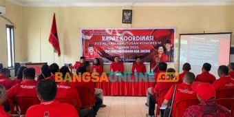 DPC PDIP Gresik Solid Satu Komando Jalankan Keputusan Kongres VI 2025