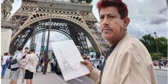 Hamid Nabhan: Impian Saya Membuat Sketsa Menara Eiffel Terkabul