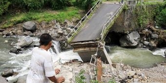 Bangun Abutment Jembatan Ngipik, Pemkab Pasuruan Anggarkan Rp 600 Juta Lebih