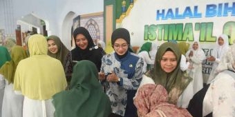 Wali Kota Kediri Ikuti Halalbihalal Istimail Quran Muslimat NU Mojoroto dan Hafidz-Hafidzah