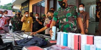 Polisi Amankan Tiga Pemuda Pengedar Mercon, Sita Barang Bukti 6 Kilogram Bahan Peledak