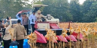 Panen Raya Jagung di Tuban, Presiden Prabowo Puji Inovasi Pangan yang Dilakukan Polri