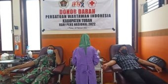 Stok Darah Menipis, PWI Tuban Ajak Stakeholder untuk Donor