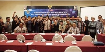 Tingkatkan Kompetensi Wartawan, Kominfo Bangkalan Gelar Workshop Jurnalistik