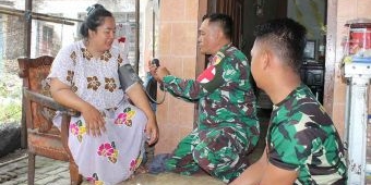 TMMD ke-126 Sidoarjo Gelar Pengobatan Gratis, Warga Kedondong Antusias