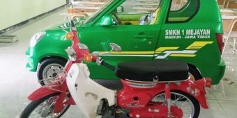 Usung Karya Siswa, SMKN 1 Mejayan Pamerkan Mobil dan Motor Listrik di Expo & Expose ICT SMK Jatim