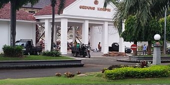 Baru Direhab, Gedung Korpri Pemkab Tuban Ambruk