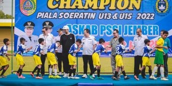 Tutup Piala Soeratin, Bupati Hendy Apresiasi Askab PSSI Jember