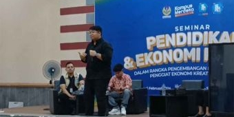 Staf Khusus Presiden Isi Seminar di Universitas PGRI Argopuro Jember