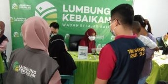 Lumbung Kebaikan dan RSUD SLG Gelar Pengobatan Gratis di Kecamatan Ngasem