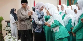 Pelantikan PC Fatayat NU, Vinanda Prameswati: Kita Bangun Kota Kediri yang MAPAN