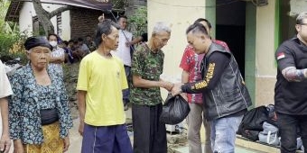 Baksos, Komunitas Moge RGOG Jatim Bagikan Paket Sembako di Nganjuk