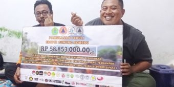 BPBD dan FRPB Pamekasan Serahkan Uang Tunai Rp 58 Juta Lebih untuk Warga Terdampak APG Semeru