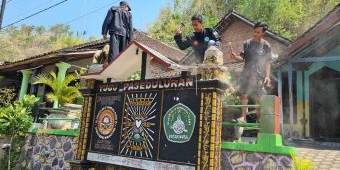 Tugu Perguruan Silat di Wilayah Hukum Polres Kediri Kota Mulai Ditertibkan dengan Sukarela