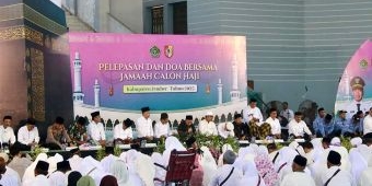 Doa Bersama Jemaah Calon Haji, Bupati Jember Minta Calon Tamu Allah SWT Jaga Kondisi