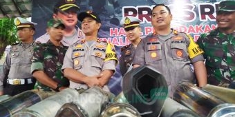 Puluhan Motor Tak Standar di Jombang Disita Polisi