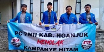 Cegah Provokasi di Pemilu 2024, PMII Kabupaten Nganjuk Tolak Kampanye Hitam