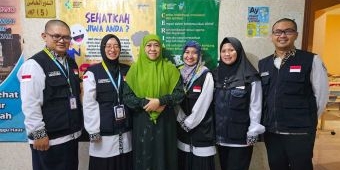 Kunjungi KKHI Mekkah, Khofifah Doakan Jamaah Haji Terus Sehat Sampai Tanah Air