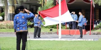 Puncak Peringatan HUT ke-52 Korpri, Pemkot Kediri Gelar Upacara Bendera