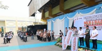 Polda Jatim Gelar GPM Serentak, Terpusat di GOR Delta Sidoarjo dengan 60 Ton Beras