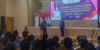 Lantik 223 ASN, Bupati Jember Tekankan Profesionalitas dalam Layani Masyarakat