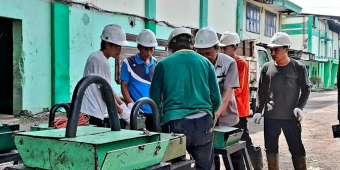 Disperdagin Kota Kediri Lakukan Tera Ulang DCS di Pabrik Gula