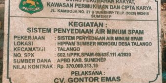 SPAM di Desa Talango Tak Beroperasi dan Tempati Lahan Warga, Warga Somasi DPRKP Cipta Karya