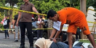 38 Adegan Diperagakan dalam Rekonstruksi Pembunuhan Wanita di Pematang Sawah Singgahan Tuban