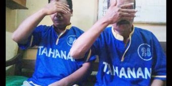 Asyik Rekap Nomor Pesanan, Dua Bandar Togel Diringkus Reskrim Polres Pasuruan