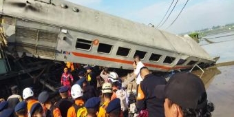 Ini Kronologi Kecelakaan KA Turangga Jurusan Surabaya Gubeng-Bandung