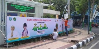 Sukseskan MTQ Jatim ke XXIX, KONI Pamekasan Siapkan Kantornya Untuk Posko Induk Panitia