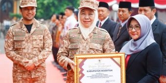 Ini Pesan Gubernur Khofifah saat Peringatan Hari Bela Negara