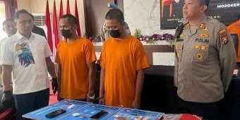 Napi Kendalikan Dua Kurir Sabu Senilai Rp1,3 Miliar di Mojokerto