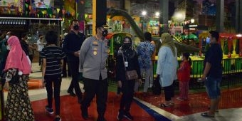 Akhir Pekan Libur Lebaran 2022, Kapolresta Sidoarjo Tinjau Mal dan Wahana Bermain