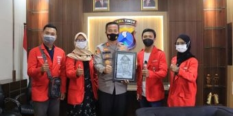 Berkunjung ke Polres Tuban, GMNI Beri Kado Perpisahan untuk AKBP Ruruh Wicaksono