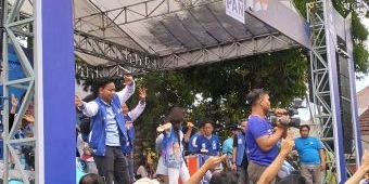 PAN Blitar Tutup Masa Kampanye Pemilu 2024 dengan Birukan Bumi Bung Karno